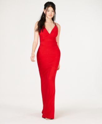 Bedazzled Red Mermaid Dress